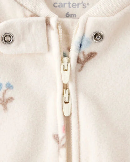 Pijama en Fleece Diseño Floral