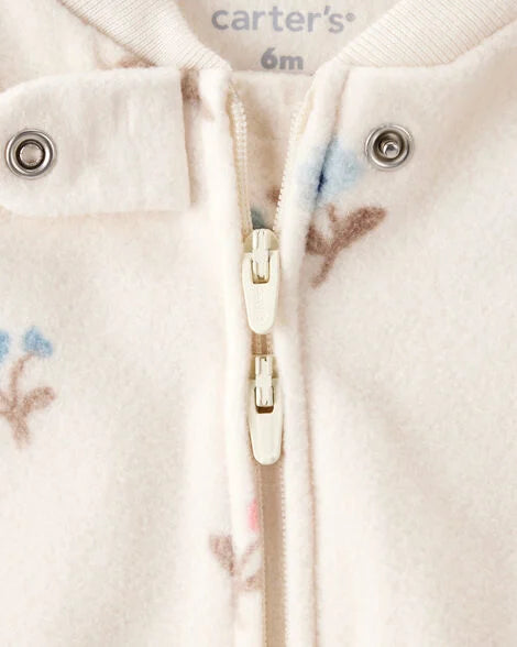 Pijama en Fleece Diseño Floral