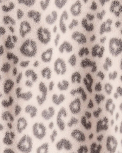 Pijama en Fleece Diseño Leopardo