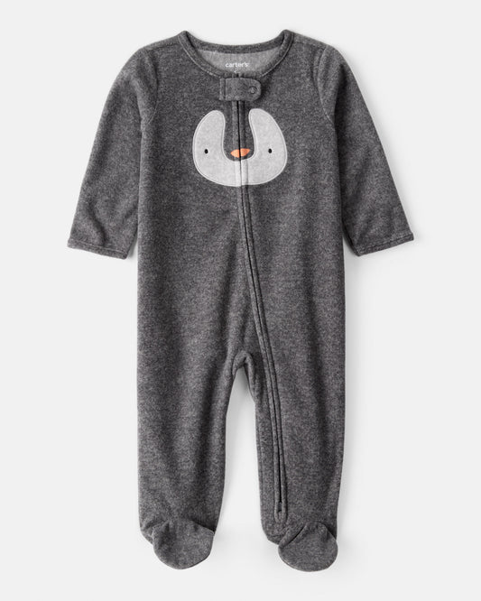 Pijama en Fleece Diseño Penguin Head