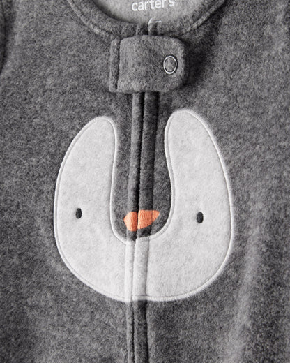 Pijama en Fleece Diseño Penguin Head