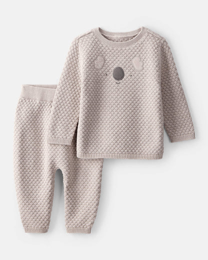 Conjunto 2 Piezas Tejido Koala