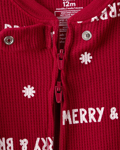 Pijama en Algodón Térmico Merry & Bright Christmas