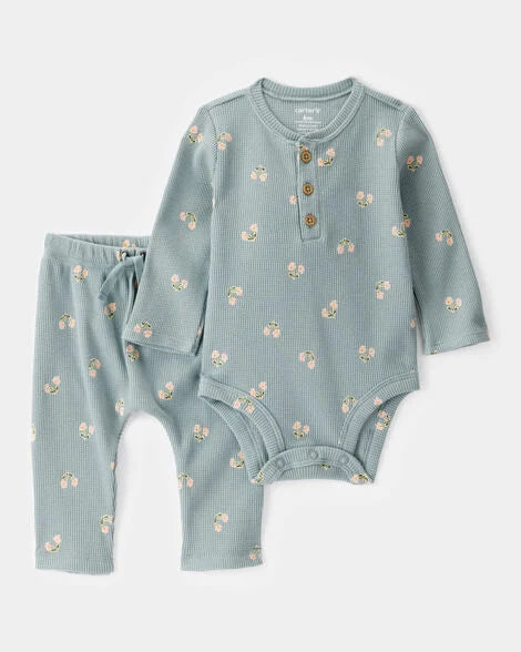 Conjunto 2 Piezas Body Floral