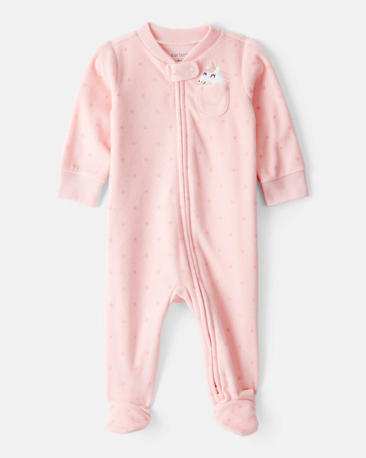 Pijama en Fleece Diseño Unicorn