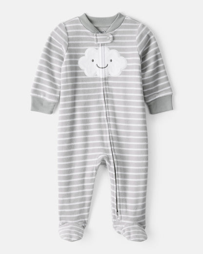 Pijama en Fleece Diseño Baby Cloud