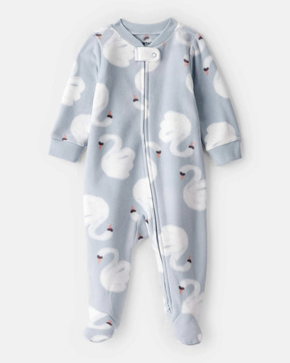Pijama en Fleece Diseño Bunny Swan