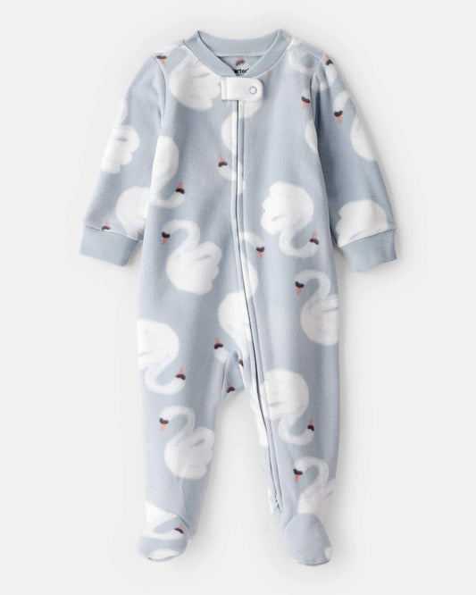Pijama en Fleece Diseño Bunny Swan