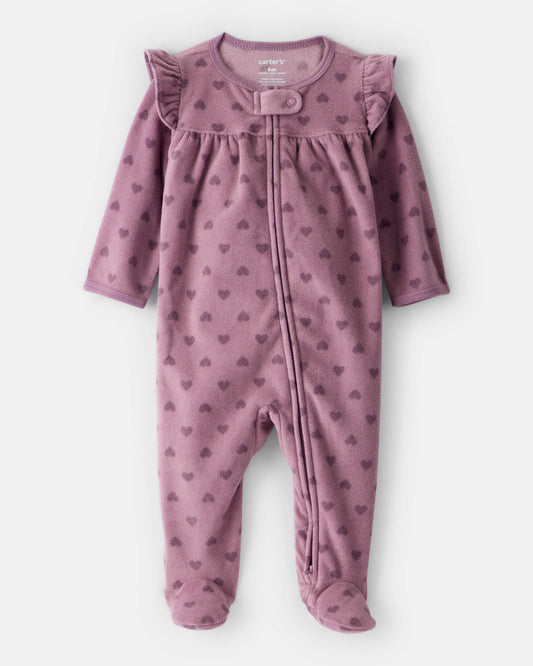 Pijama en Fleece Diseño Heart