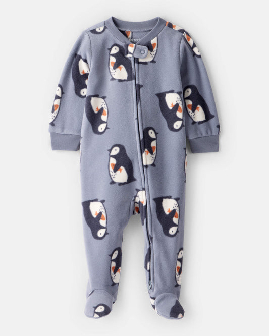 Pijama en Fleece Diseño Penguin