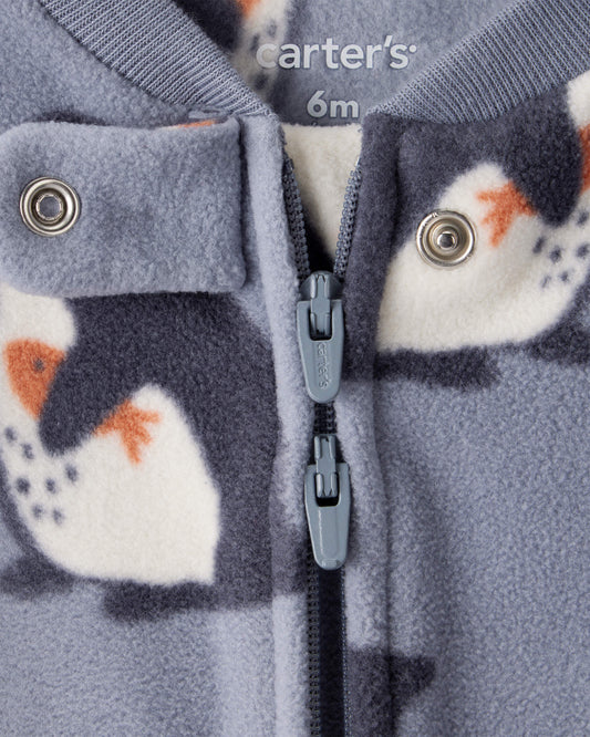Pijama en Fleece Diseño Penguin
