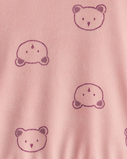 Conjunto 2 Piezas en Terciopelo Diseño Pink Bear