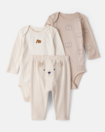 Conjunto 3 Piezas Diseño Bear