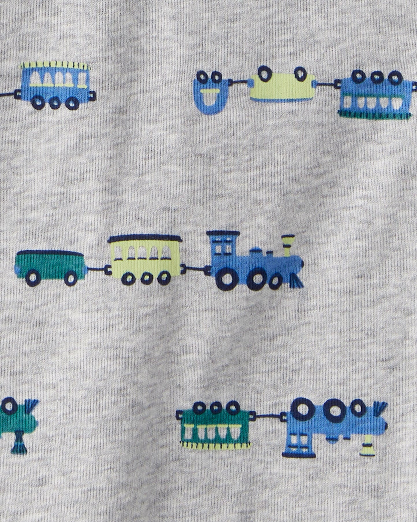 Set 5 Bodies Manga Corta Diseño Train