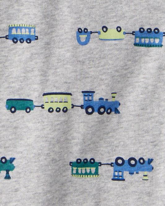 Set 5 Bodies Manga Corta Diseño Train