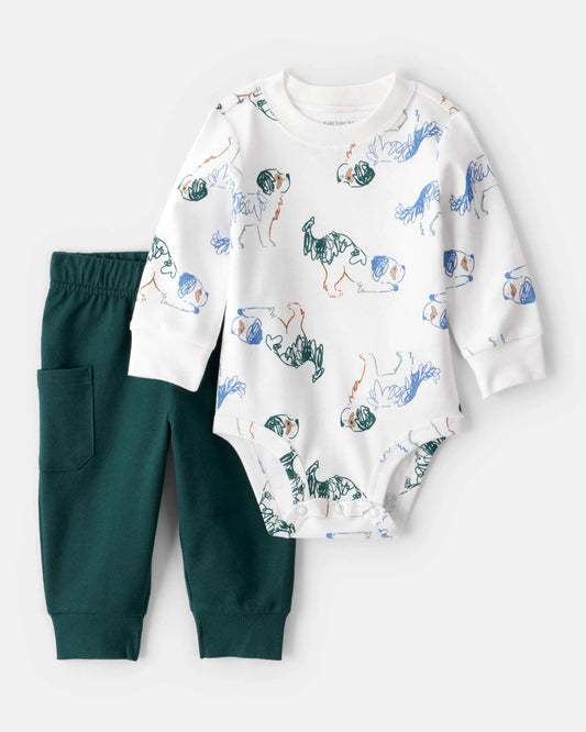 Conjunto 2 Piezas Body Little Dog