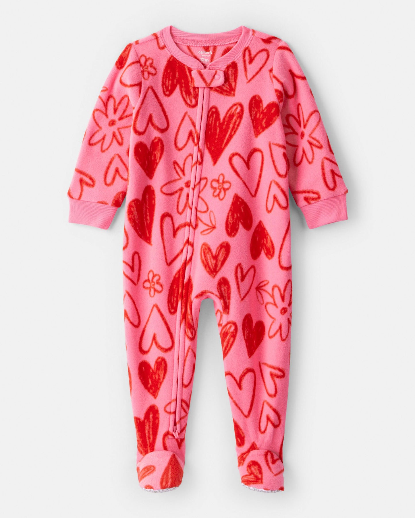Pijama en Fleece Diseño Hearts