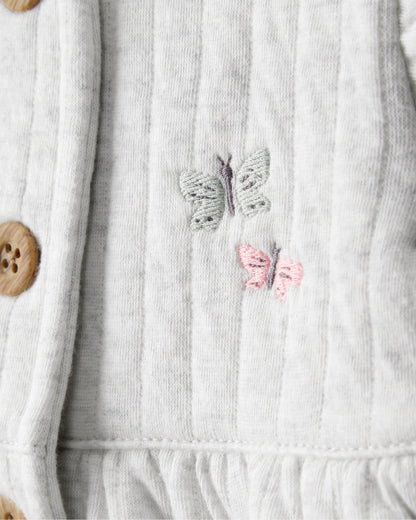 Conjunto 3 Piezas Chaleco Butterfly