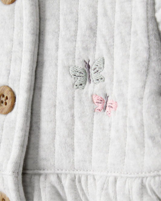 Conjunto 3 Piezas Chaleco Butterfly