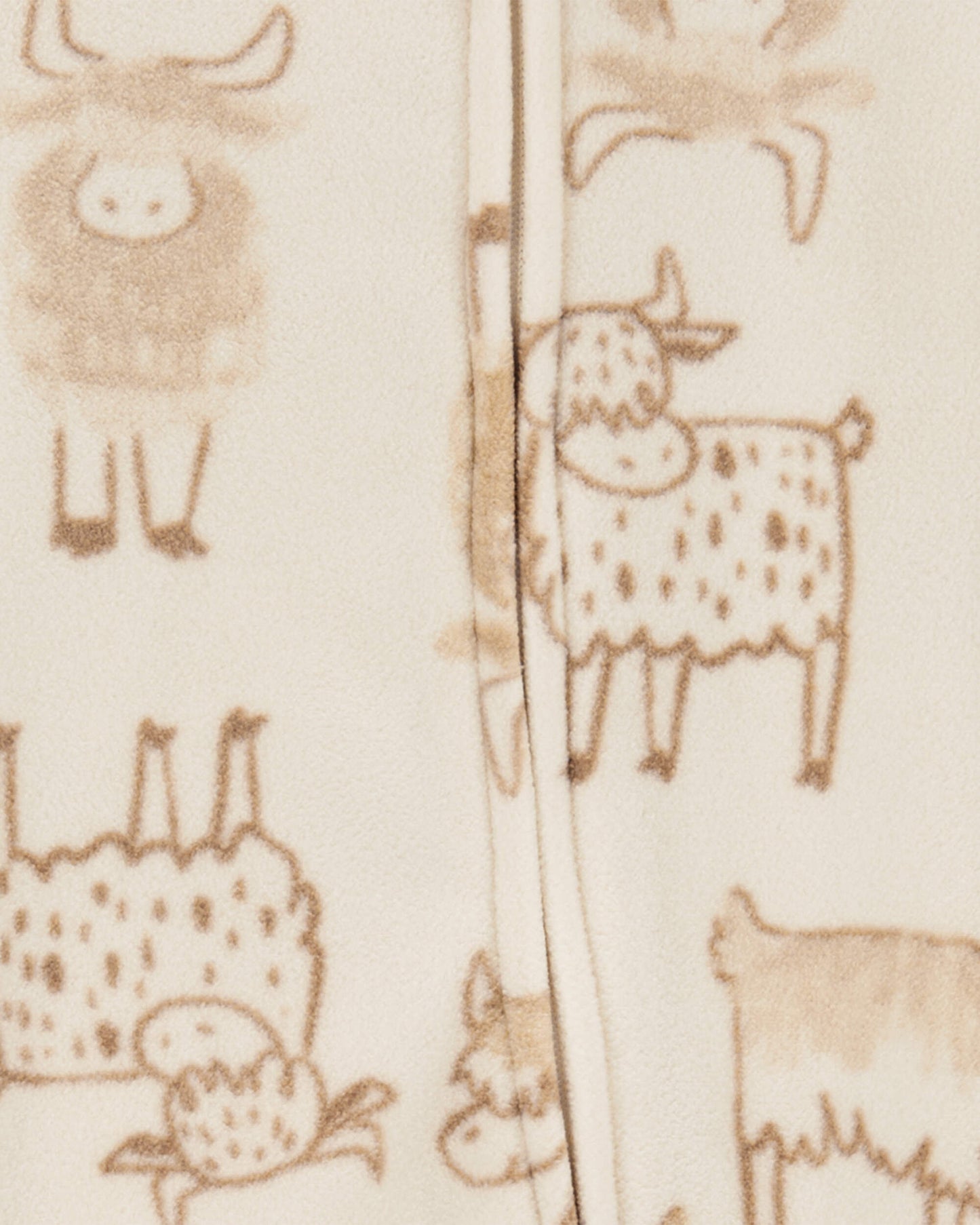 Pijama en Fleece Diseño Highland Cow