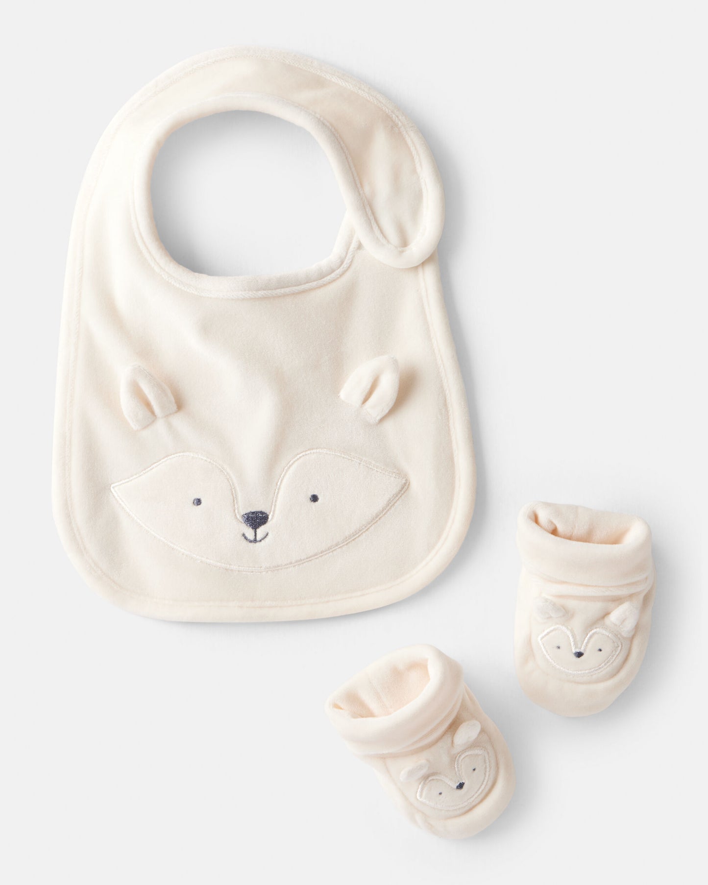 Set de Babero & Patucos Diseño Fox