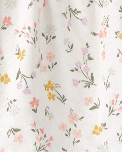 Conjunto 3 Piezas Corto Diseño Floral