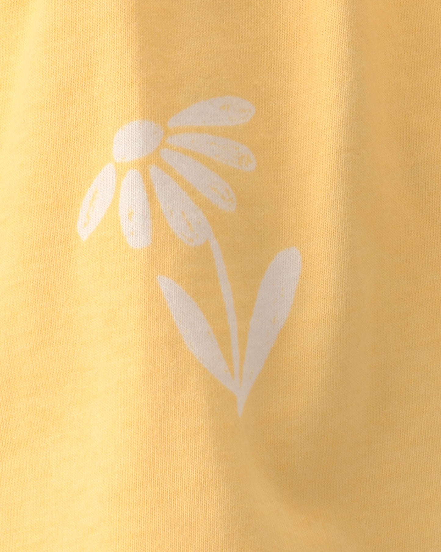 Conjunto 3 Piezas Diseño Floral Yellow/White