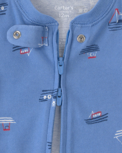 2 Pijamas en Algodón Diseño Boat Snug
