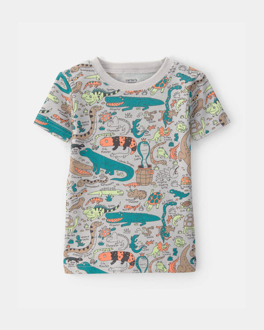 Pijama 2 Piezas en Algodón Diseño Alligator