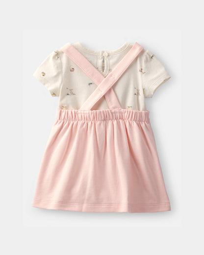 Vestido 2 Piezas Jardinera Bunny