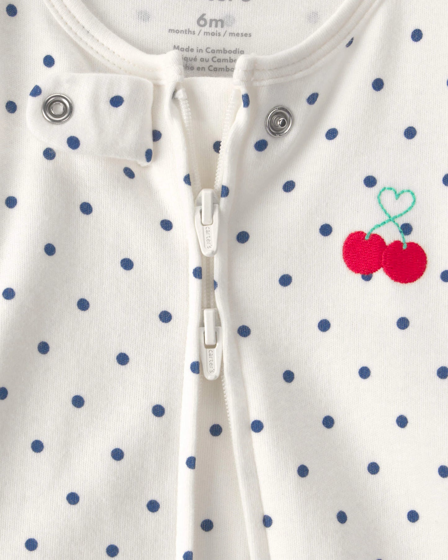 Pijama en Algodón Diseño Cherry & Dots