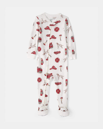 Pijama en Algodón Diseño Firetruck