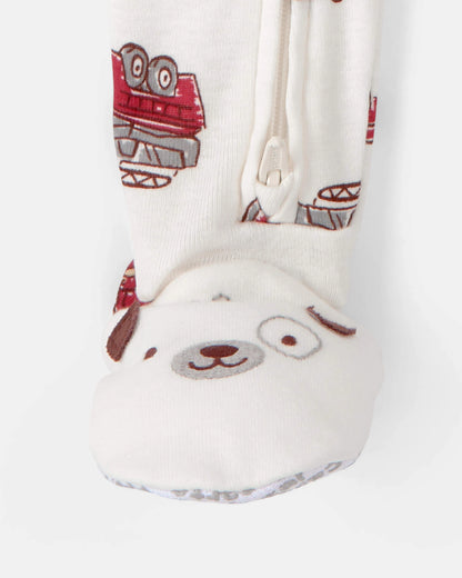 Pijama en Algodón Diseño Firetruck