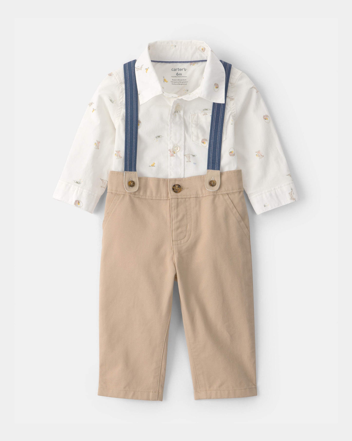 Conjunto 3 Piezas con Tirantes Easter Bunny