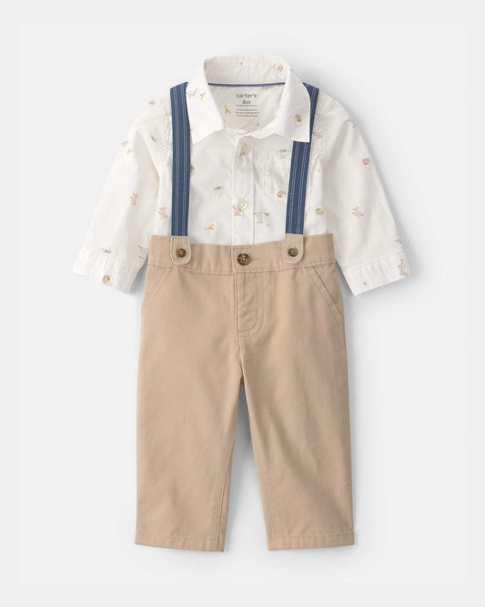 Conjunto 3 Piezas con Tirantes Easter Bunny