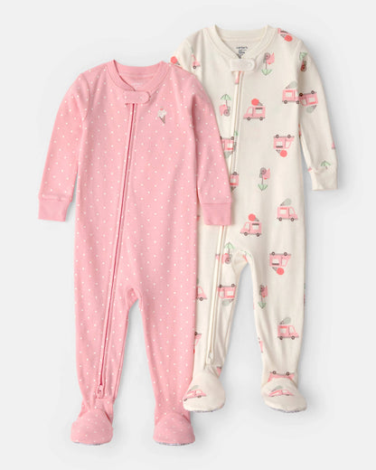 2 Pijamas en Algodón Diseño Ice Cream Truck