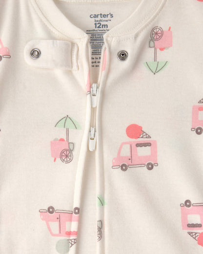 2 Pijamas en Algodón Diseño Ice Cream Truck