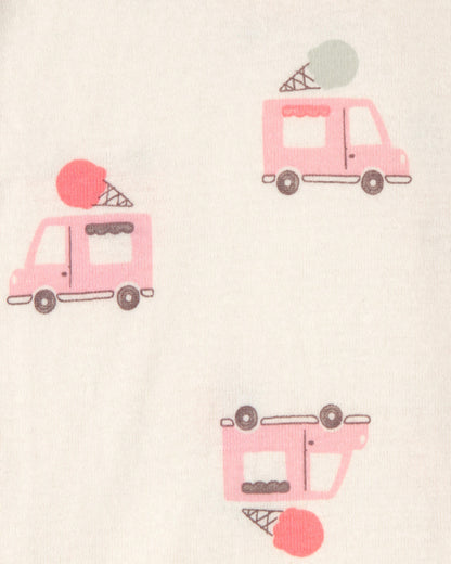 2 Pijamas en Algodón Diseño Ice Cream Truck