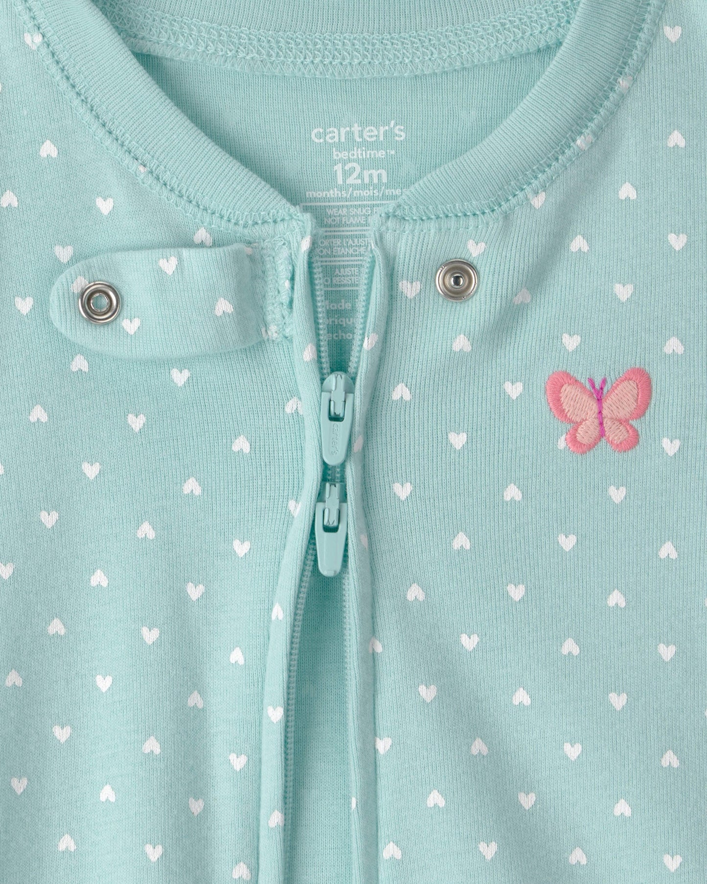 2 Pijamas en Algodón Diseño Floral Butterfly