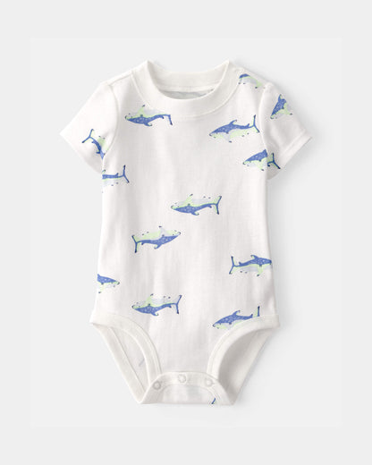 Conjunto 3 Piezas Corto Diseño Shark Striped