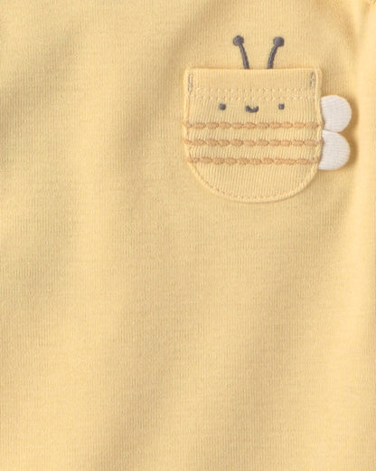 Set 5 Bodies Manga Corta Diseño Yellow/Blue