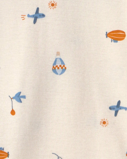 Set 5 Bodies Manga Corta Diseño Airplane