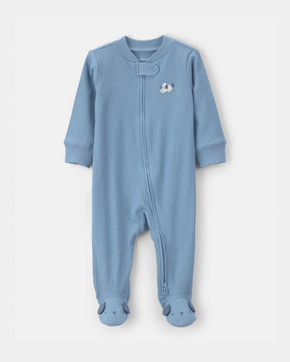 Pijama en Algodón Térmico Puppy Blue