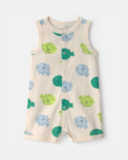 Body/Romper Diseño Pufferfish