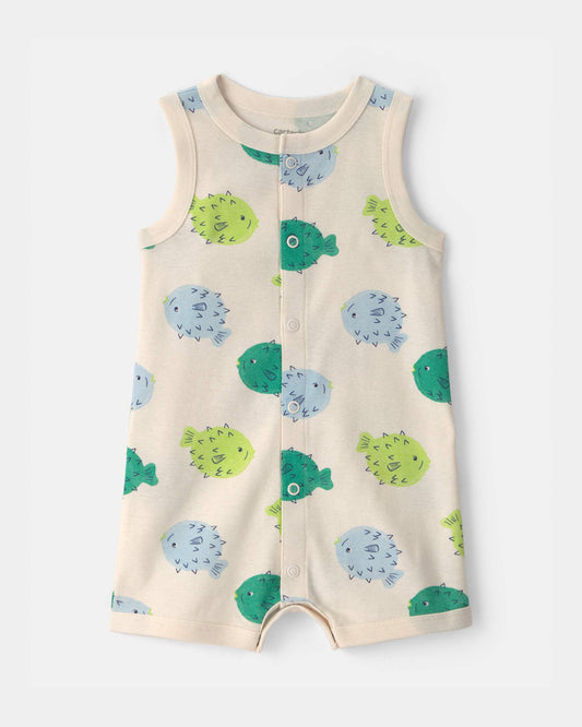 Body/Romper Diseño Pufferfish
