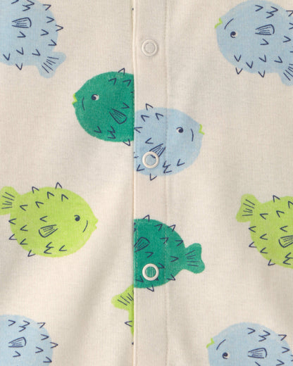 Body/Romper Diseño Pufferfish