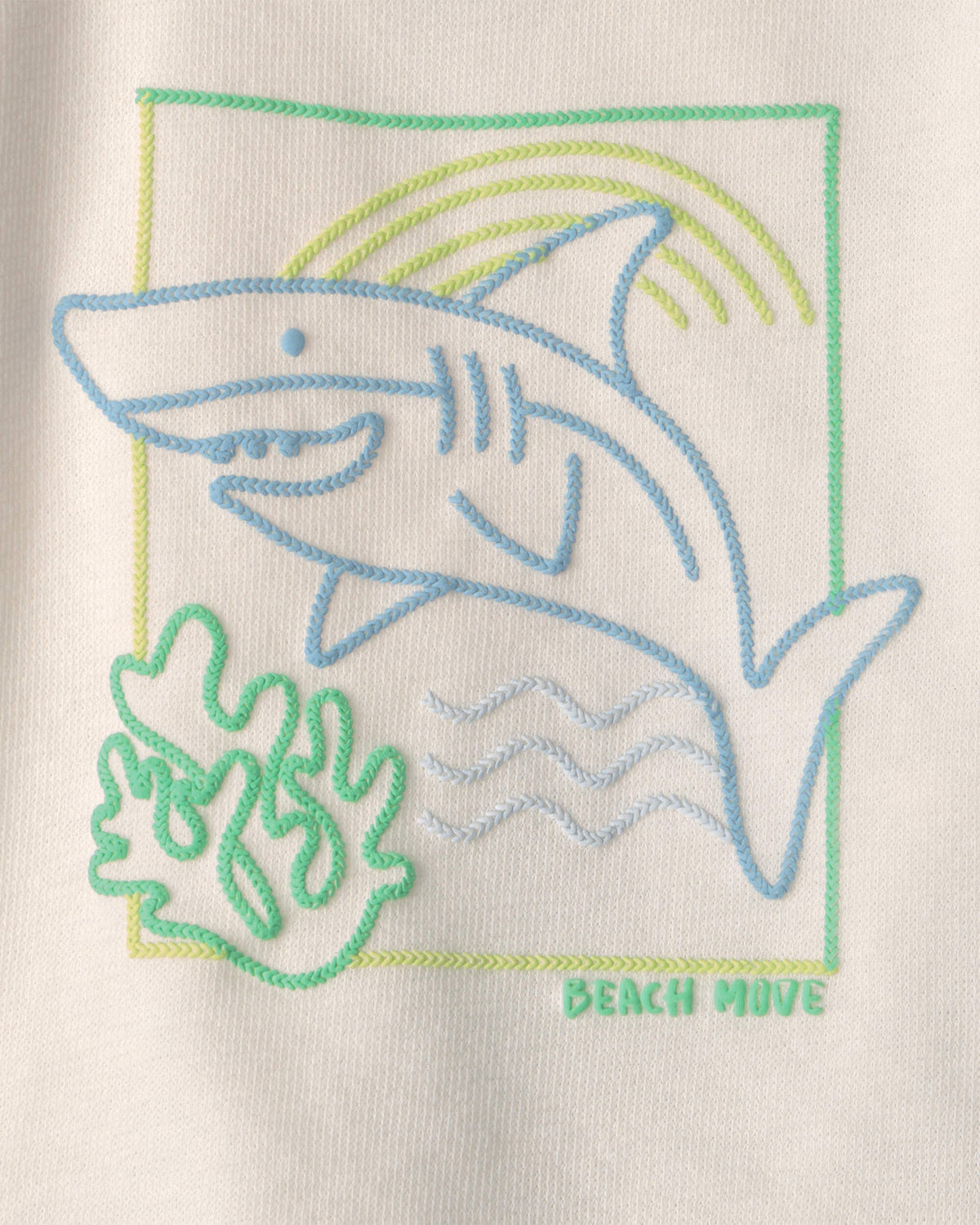 Conjunto 3 Piezas Corto Diseño Shark Green