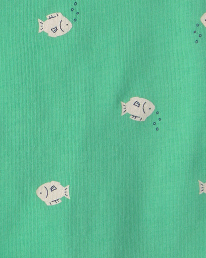 Conjunto 3 Piezas Corto Diseño Shark Green