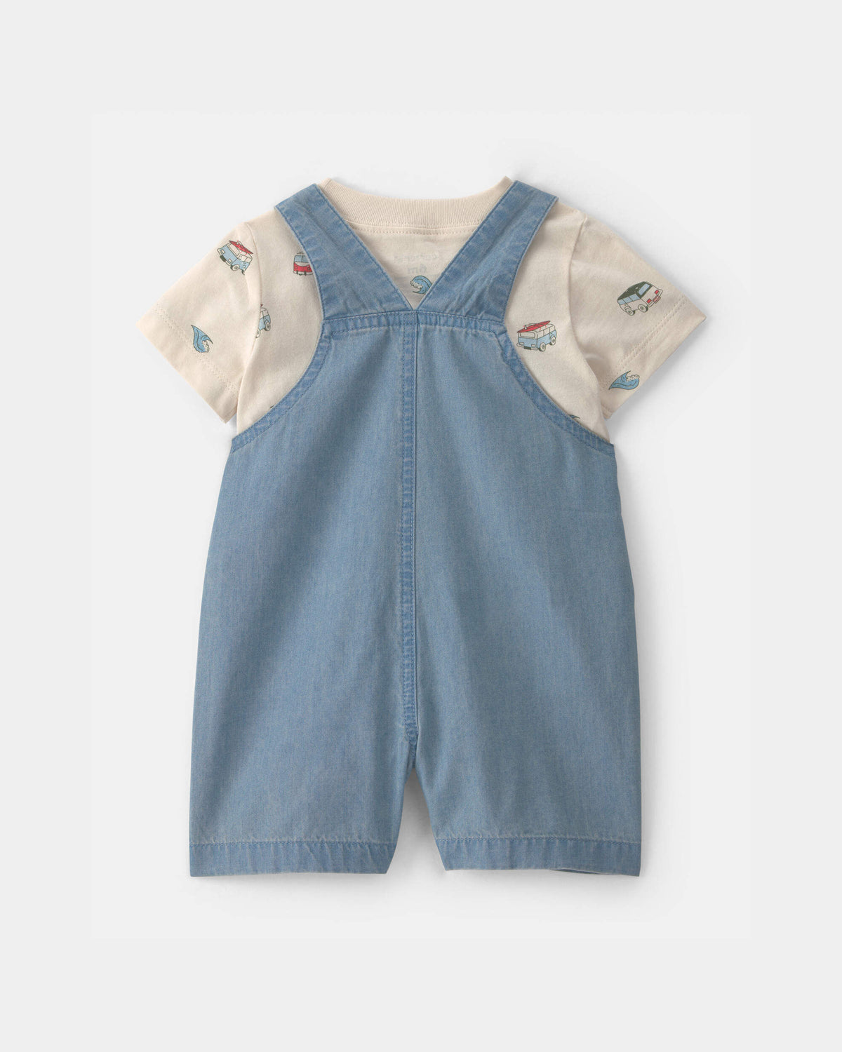 Conjunto 2 Piezas Overol Corto Beachy Van Shortall
