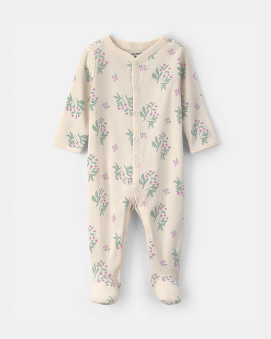 Pijama en Algodón Térmico Floral